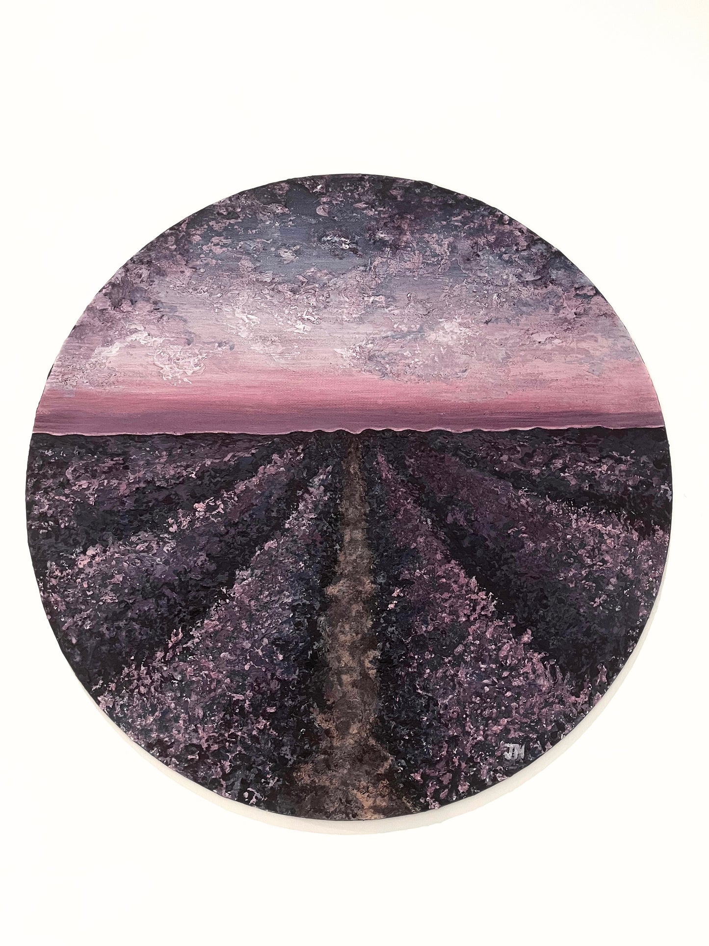 Sunset at Hitchin Lavender